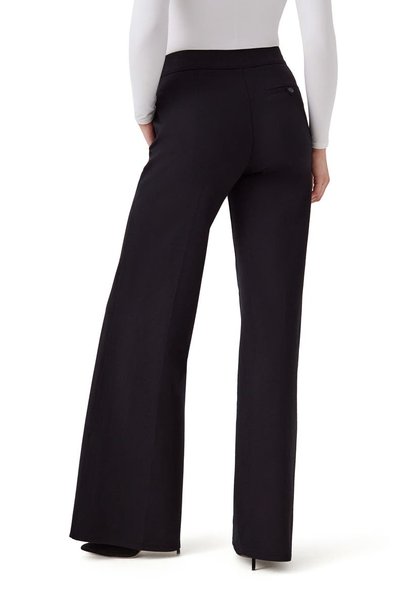 SPANXsupersmooth™ PerfectFit Ponte Wide Leg Pants, Alternate, color, CLASSIC BLACK