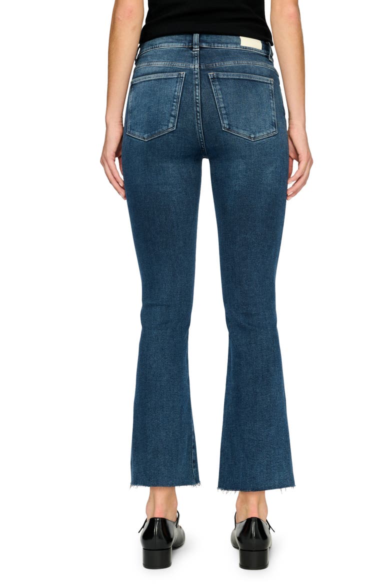 Bridget Instasculpt Raw Hem High Waist Ankle Bootcut Jeans, Alternate, color, SEACLIFF