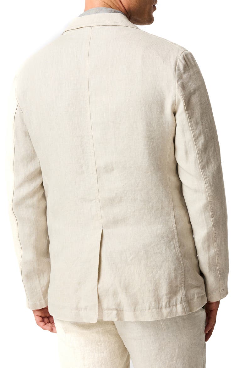 Resort Linen Jacket, Alternate, color, OATMEAL