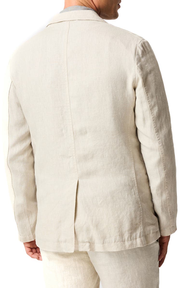 Rodd & Gunn Resort Linen Jacket, Alternate, color, Oatmeal