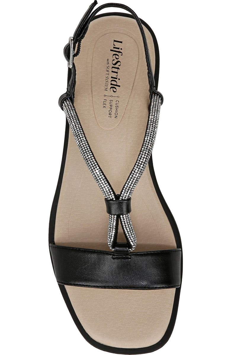 LifeStride Radiant Slingback Sandal, Alternate, color, Black