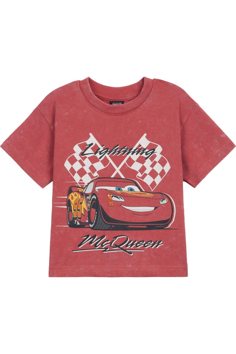Pixar 2-Piece Tee and Shorts Set, Alternate, color, Mineral Red Cars