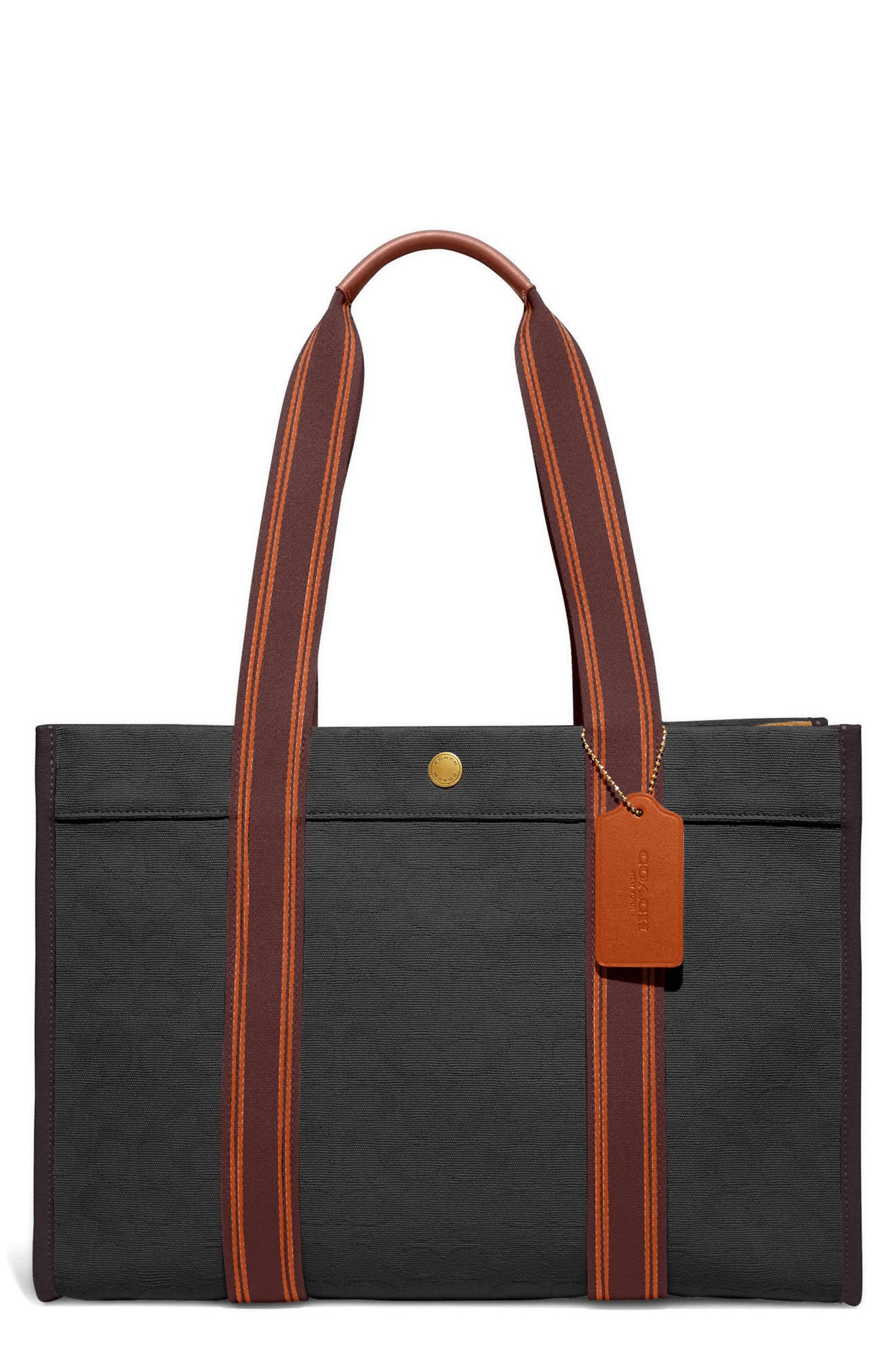 COACH Signature Canvas Spin Tote, Main, color, 