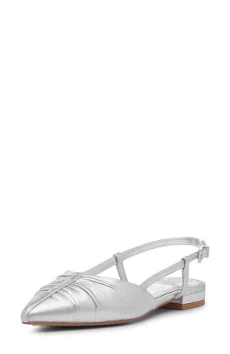 Vince Camuto Agnes Pointed Toe Slingback Flat