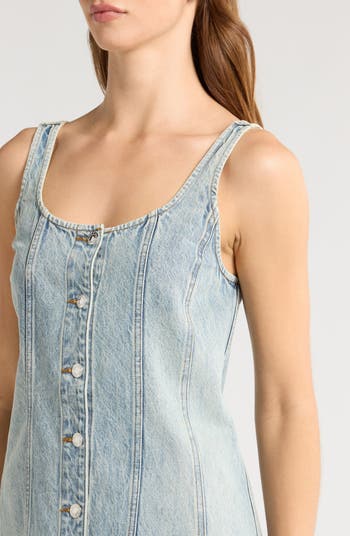 【関税込み】rag & bone ブルー Laney デニム ミニワンピース rag & bone Laney Denim Button-Up Minidress | Nordstrom