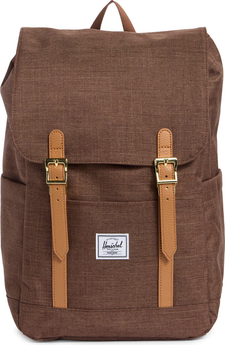 Herschel Supply Co. Retreat Small Backpack, Main, color, Potting Soil Crosshatch