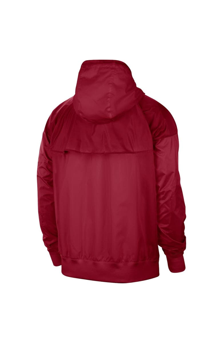 Nike Men's Nike Crimson Oklahoma Sooners Windrunner Raglan Full-Zip Jacket, Alternate, color, 