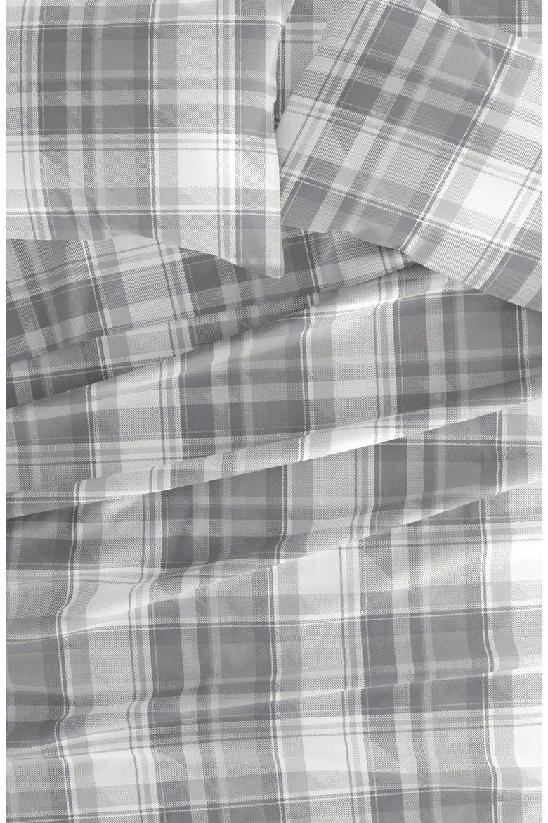 Premium Ultra Soft 4-Piece Flannel Bed Sheet Set, Alternate, color, LIGHT GRAY