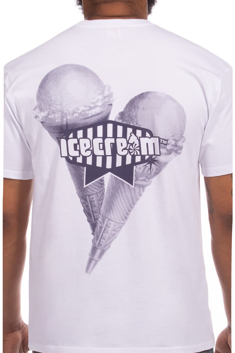 Cross Cones Graphic T-Shirt, Alternate, color, WHITE