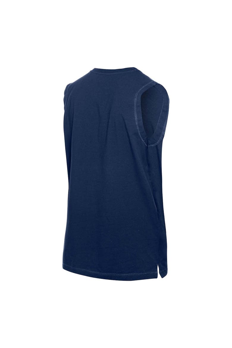 Men's New Era Navy Dallas Cowboys Leisure Collection Muscle Tank Top, Alternate, color, Navy