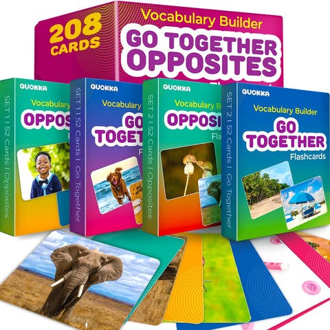 Educational Kids Flash Cards Set - Vocabulary & Sight Words