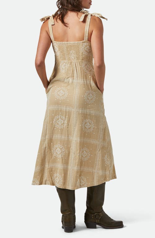 Brixton Wandering Patchwork Print Cotton Double Cloth Sundress In Blue