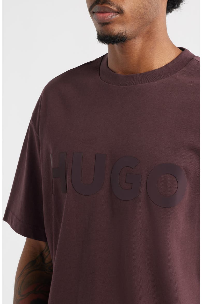 Dinkee Logo T-Shirt, Alternate, color, OPEN BROWN