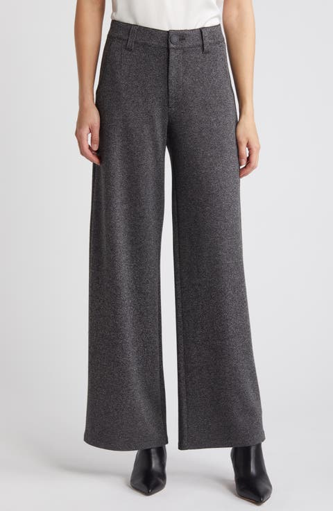 Whitney Skyrise Flat Front Wide Leg Pants (Regular & Petite)