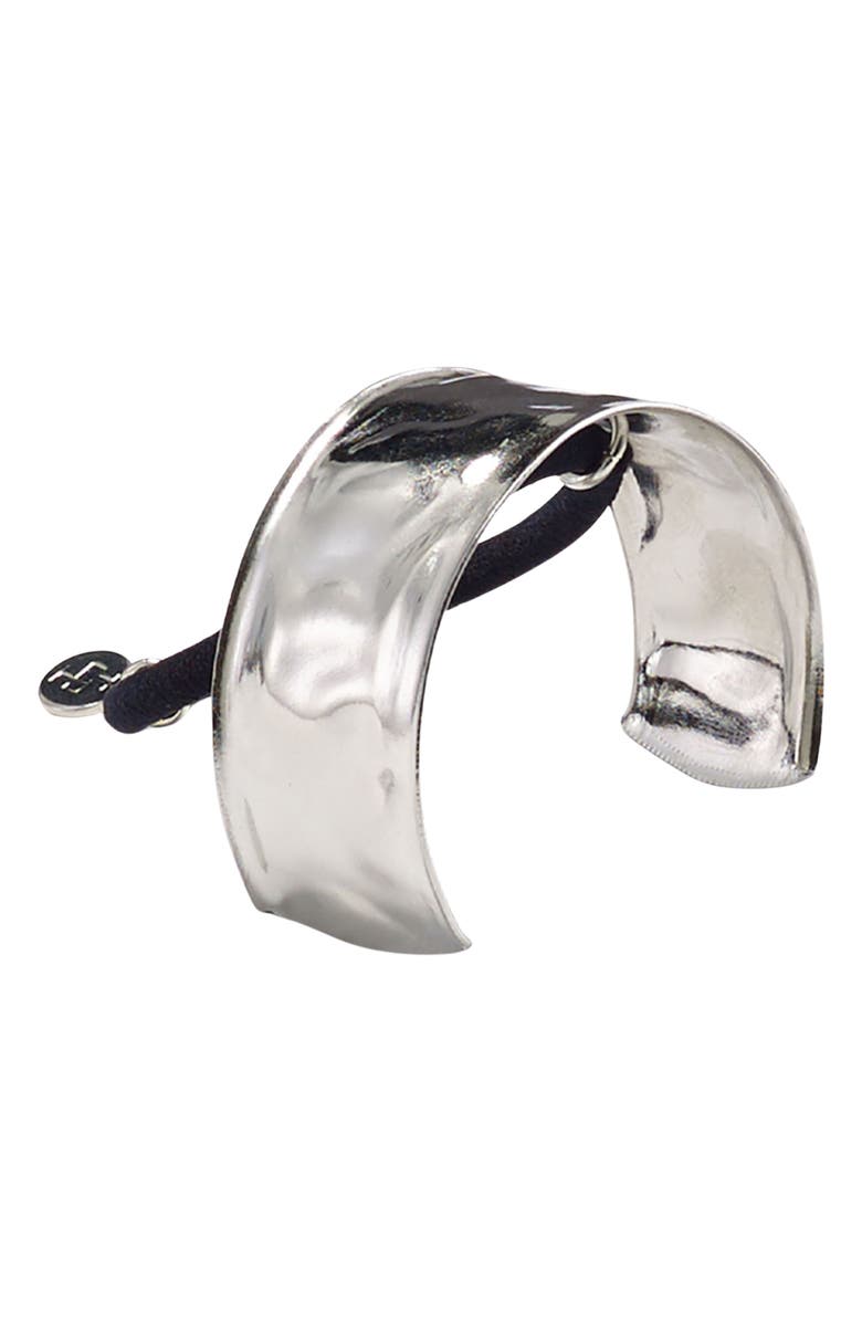 LELET NY Tera Petite Ponytail Cuff, Main, color, Rhodium