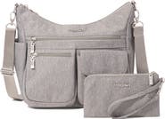 baggallini Modern Everywhere Hobo Crossbody Bag with Wristlet