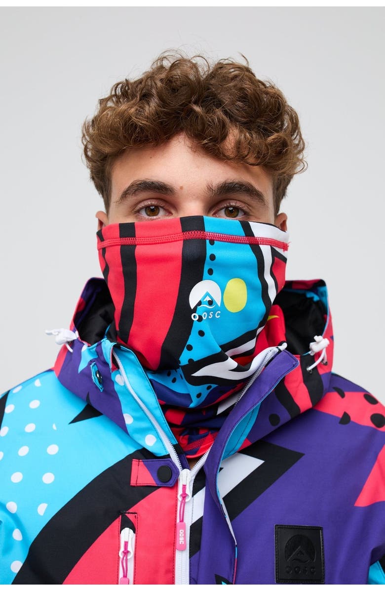 OOSC Neckwarmer - Fresh Prince Print, Main, color, Multicolored