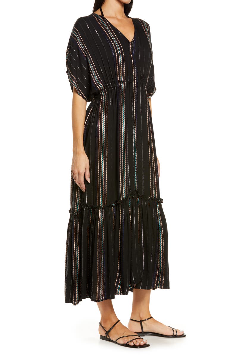 Elan Ruffle Cover-Up Maxi Dress, Alternate, color,