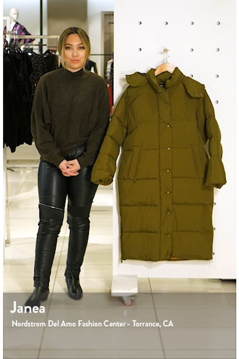 Urban Outfitters Longline Puffer Coat video