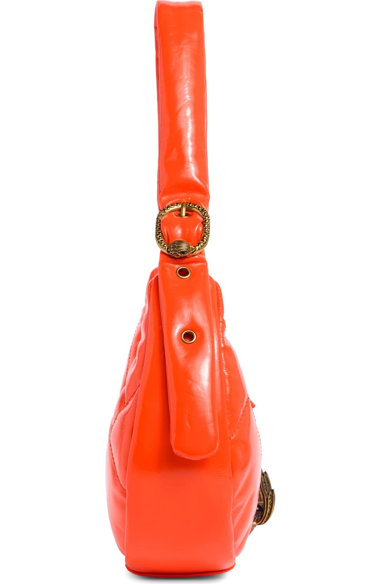 Kurt Geiger London Kensington Puff Small Hobo Shoulder Bag, Alternate, color, Orange