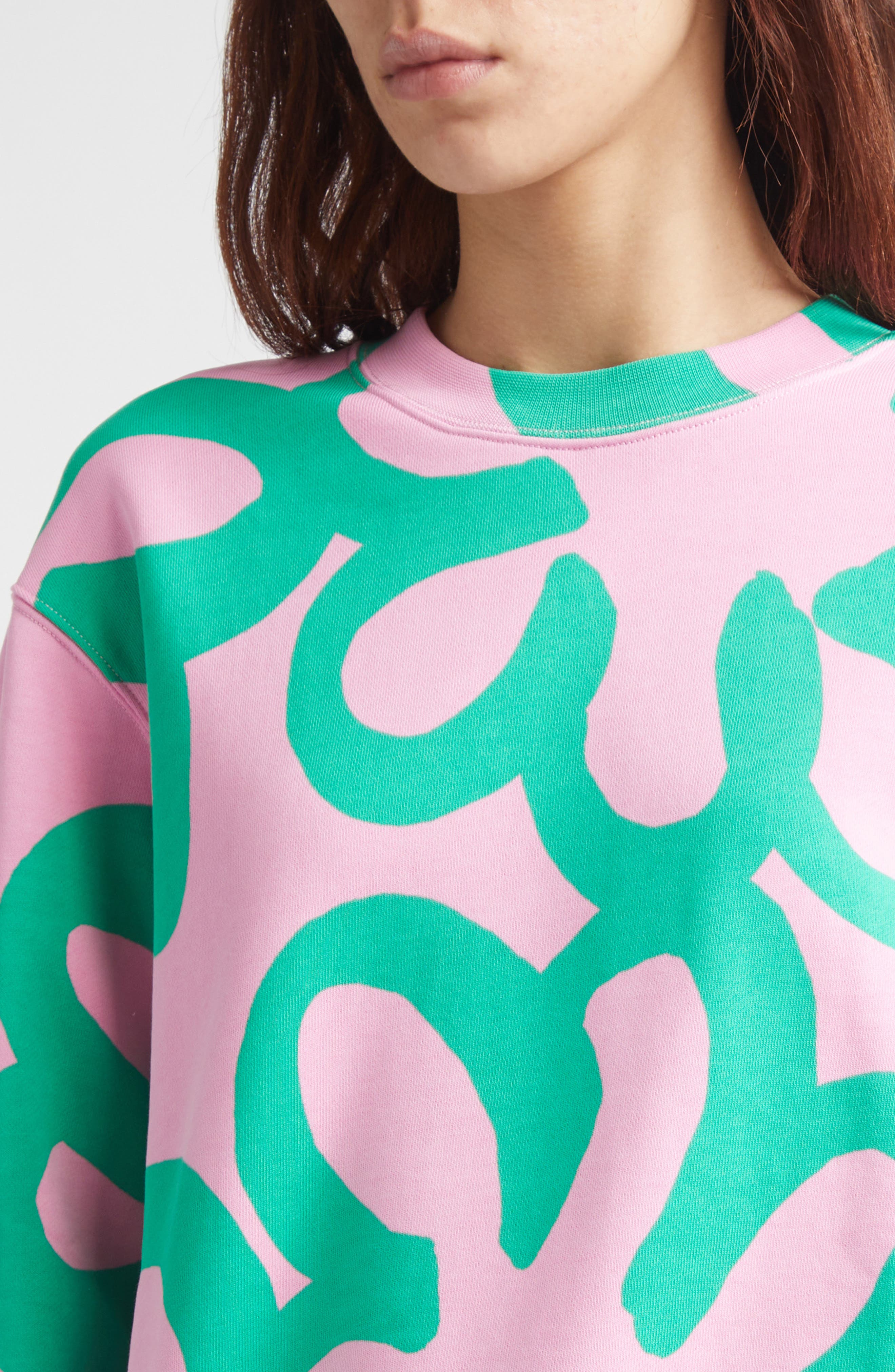 Leiot Jättikukka Kioski French Terry Sweatshirt (Women) | Nordstrom