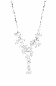 NORDSTROM RACK Cubic Zirconia Cascade Necklace