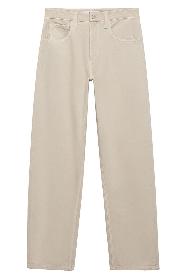 High Waist Balloon Jeans, Alternate, color, SAND