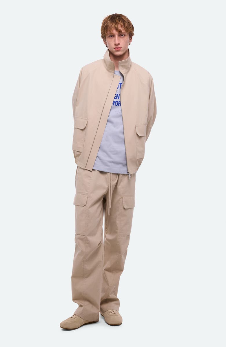 Helmut Lang Pull-On Utility Pants, Alternate, color, Stone