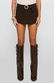 Rookie Belted Denim Miniskort