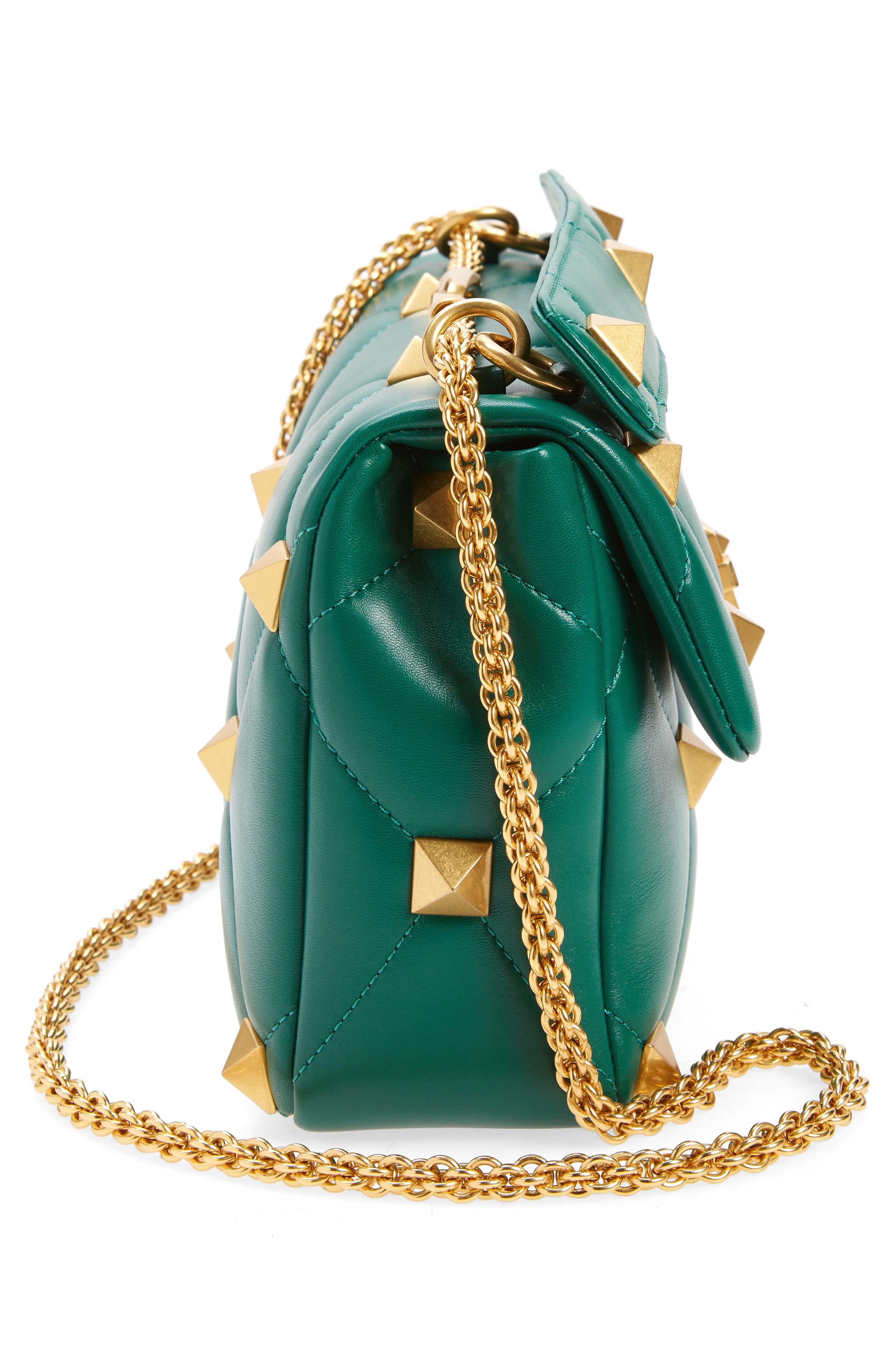 Roman Stud Nappa Chain Bag, Alternate, color, JUNGLE ROMAN