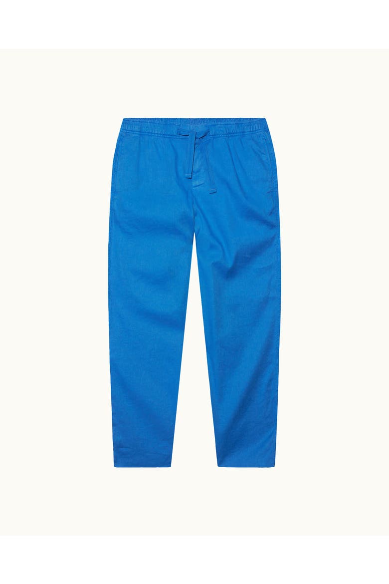 Alex Garment Dye Relaxed-Fit Trousers, Alternate, color, CATALINA BLUE