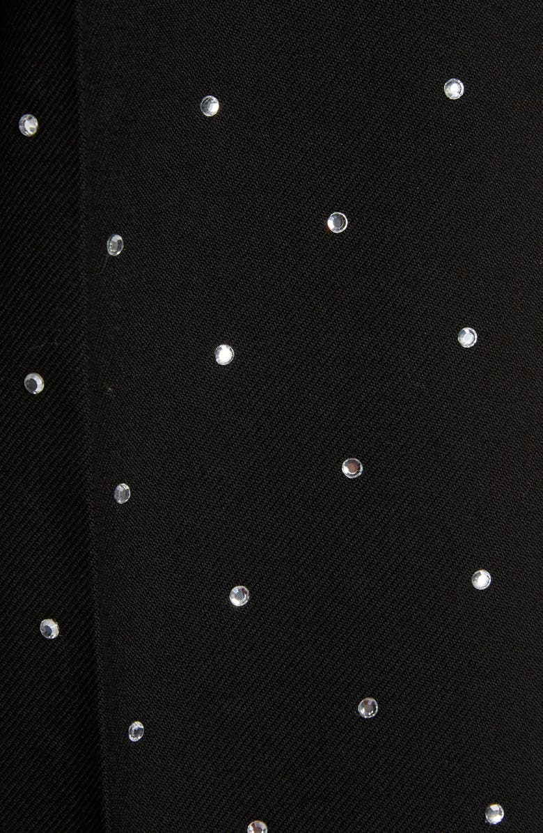 Balenciaga Embellished Straight Leg Wool Pants, Alternate, color,