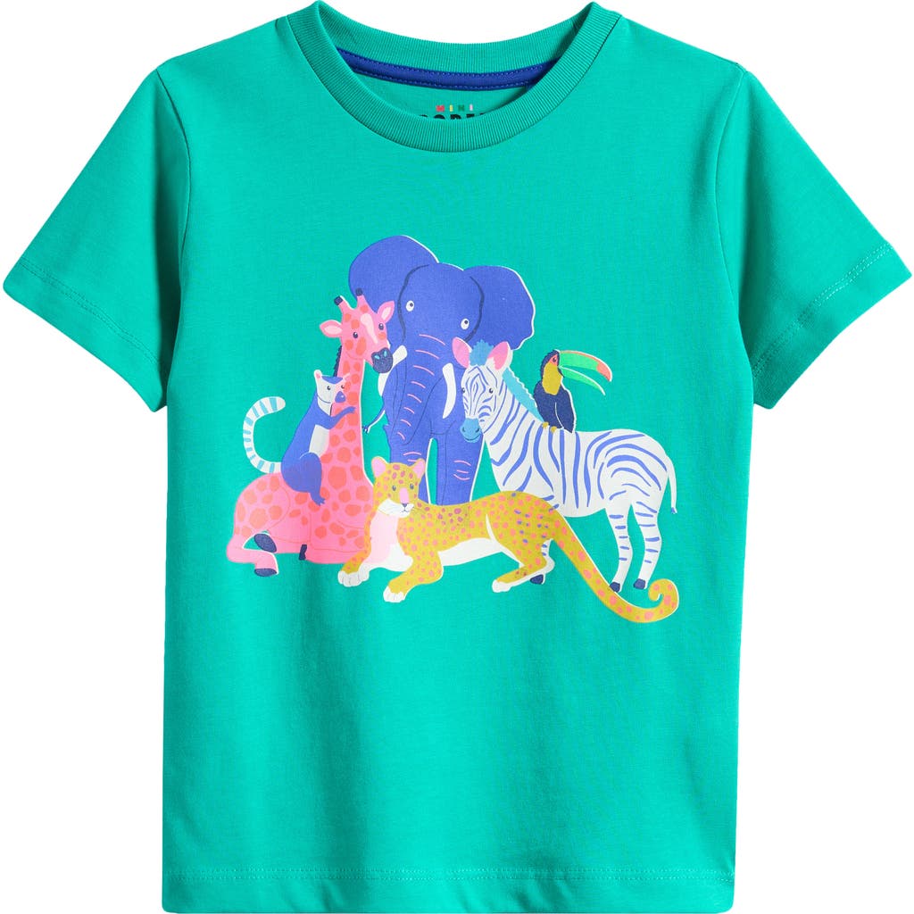 Shop Mini Boden Kids' Riso Animals Graphic T-shirt