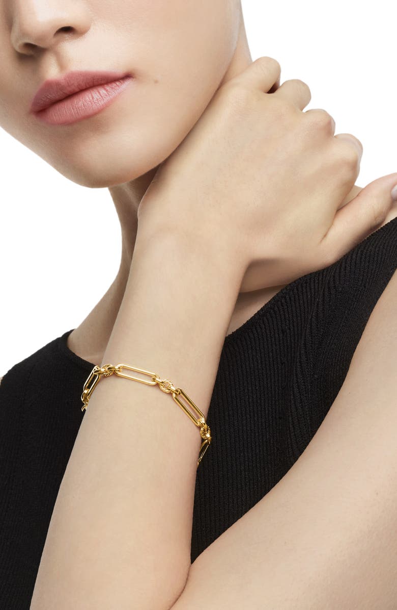 David Yurman Lexington Chain Bracelet in 18K Yellow Gold, Alternate, color, 18K Yellow Gold