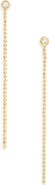 NORDSTROM RACK Demi Fine Cubic Zirconia Ball Chain Linear Drop Earrings