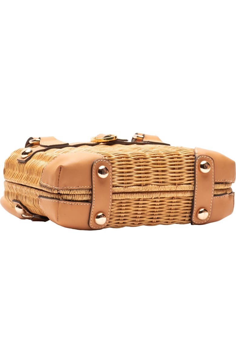 Frances Valentine Lady Basket Wicker Handheld Bag, Alternate, color, Toast