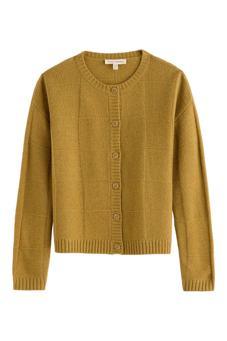 Coweth Wool Blend Cardigan, Alternate, color, GOLDEN PEAR