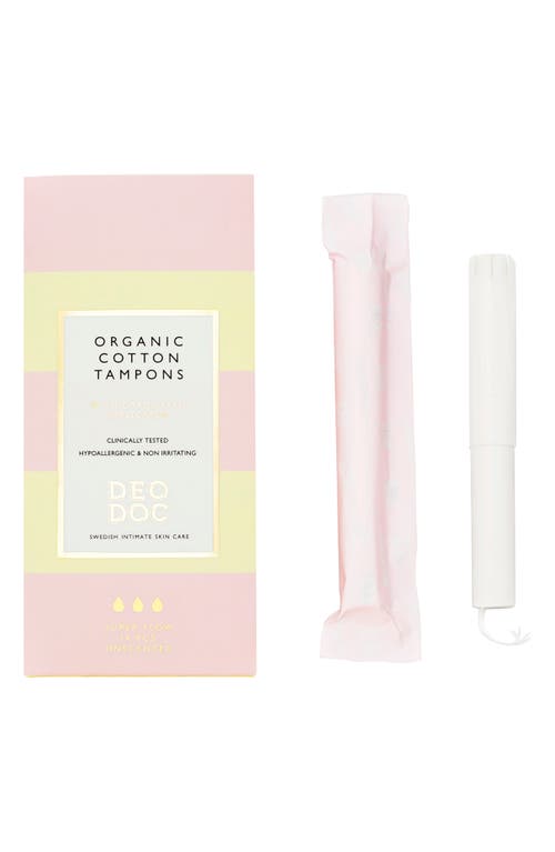 Deodoc Organic Cotton Tampons In No Color