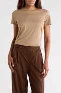 Vince Crewneck Shirt Tail T-Shirt