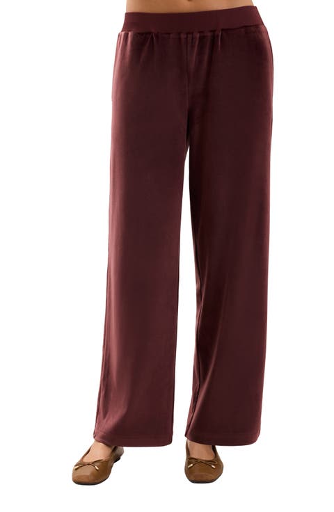 Velvet Wide Leg Lounge Pants