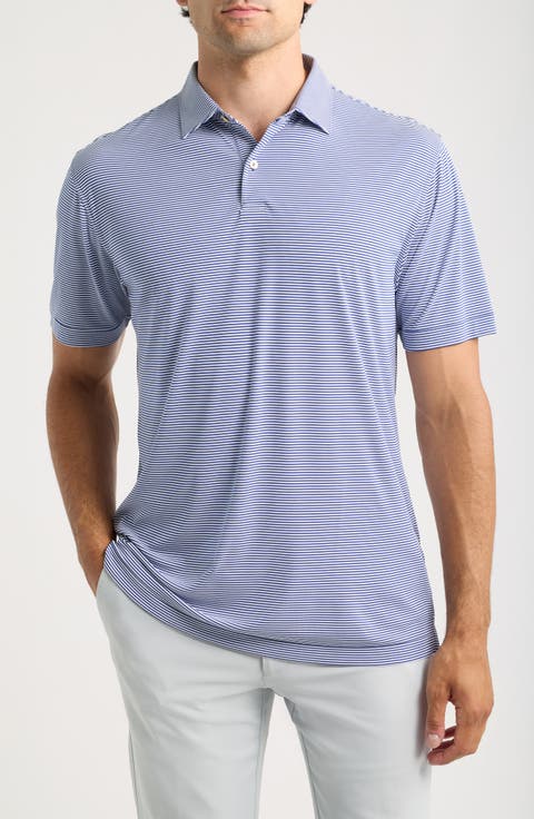 Featherweight Market Stripe Performance Polo