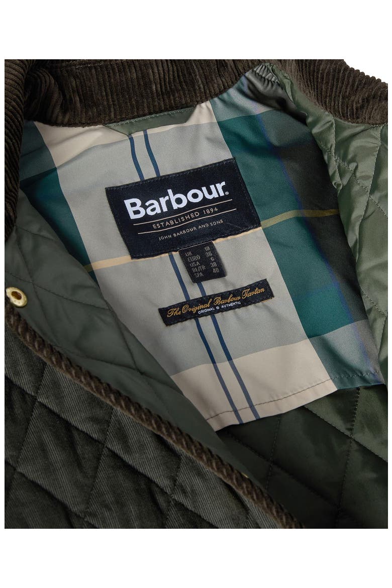 Meryl Colorblock Quilted Jacket, Alternate, color, OLIVE/ ANCIENT TARTAN