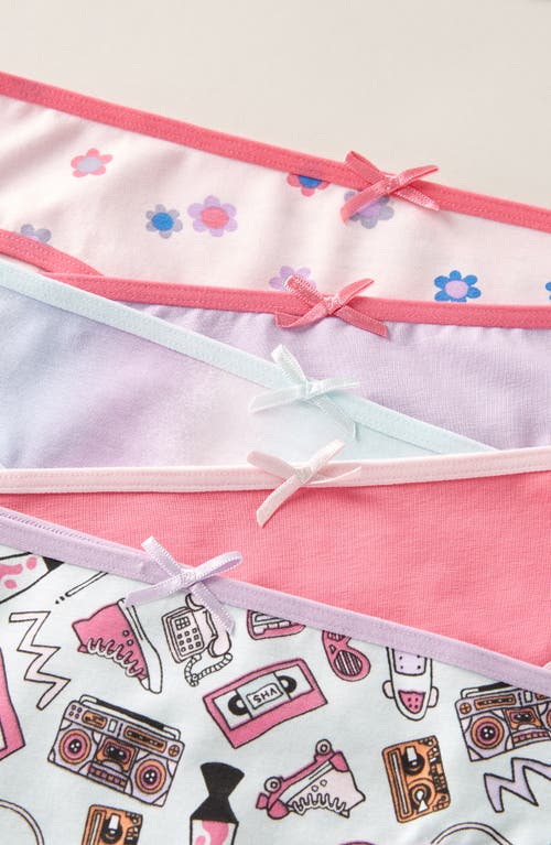 Nordstrom Kids' Assorted 5-pack Hipster Briefs In Multi