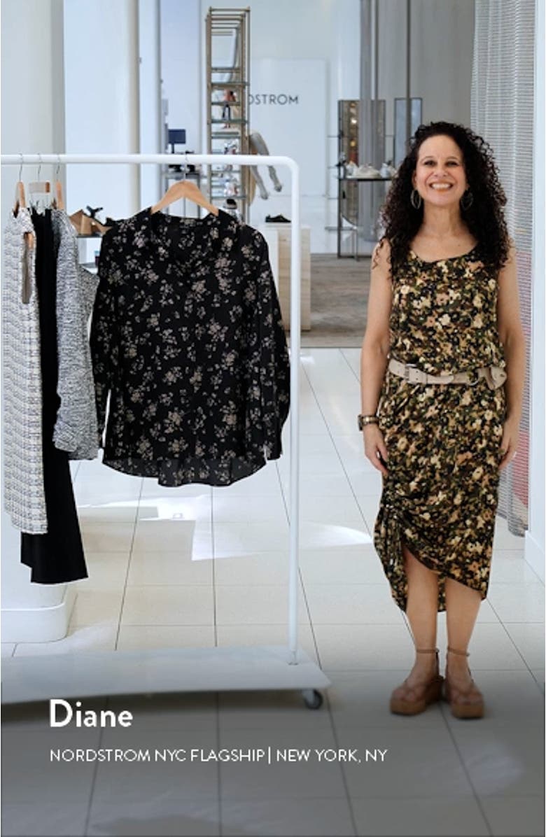 Satin Charmeuse Button-Up Shirt, sales video thumbnail