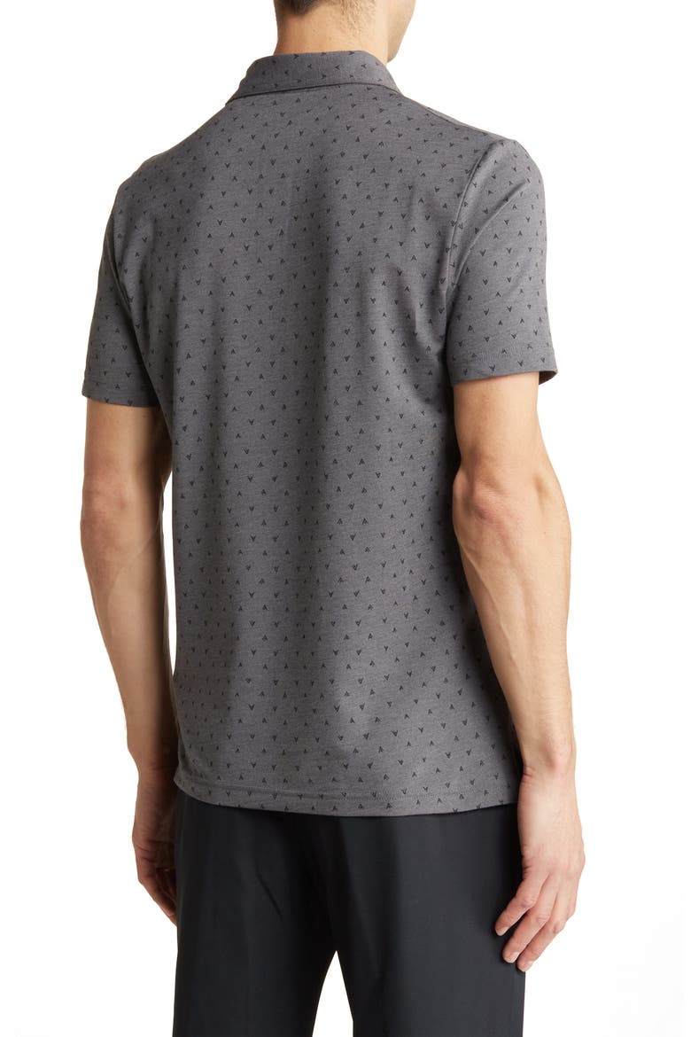 Change Of Address Polo, Alternate, color, HEATHER DARK GREY