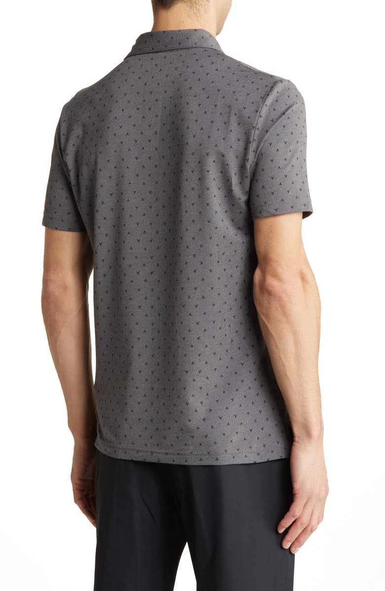 TravisMathew Change Of Address Polo, Alternate, color, Heather Dark Grey