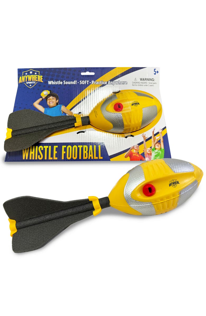 Anywhere Sports Whistle Football, 12" Kids 5+, Main, color, Multicolored