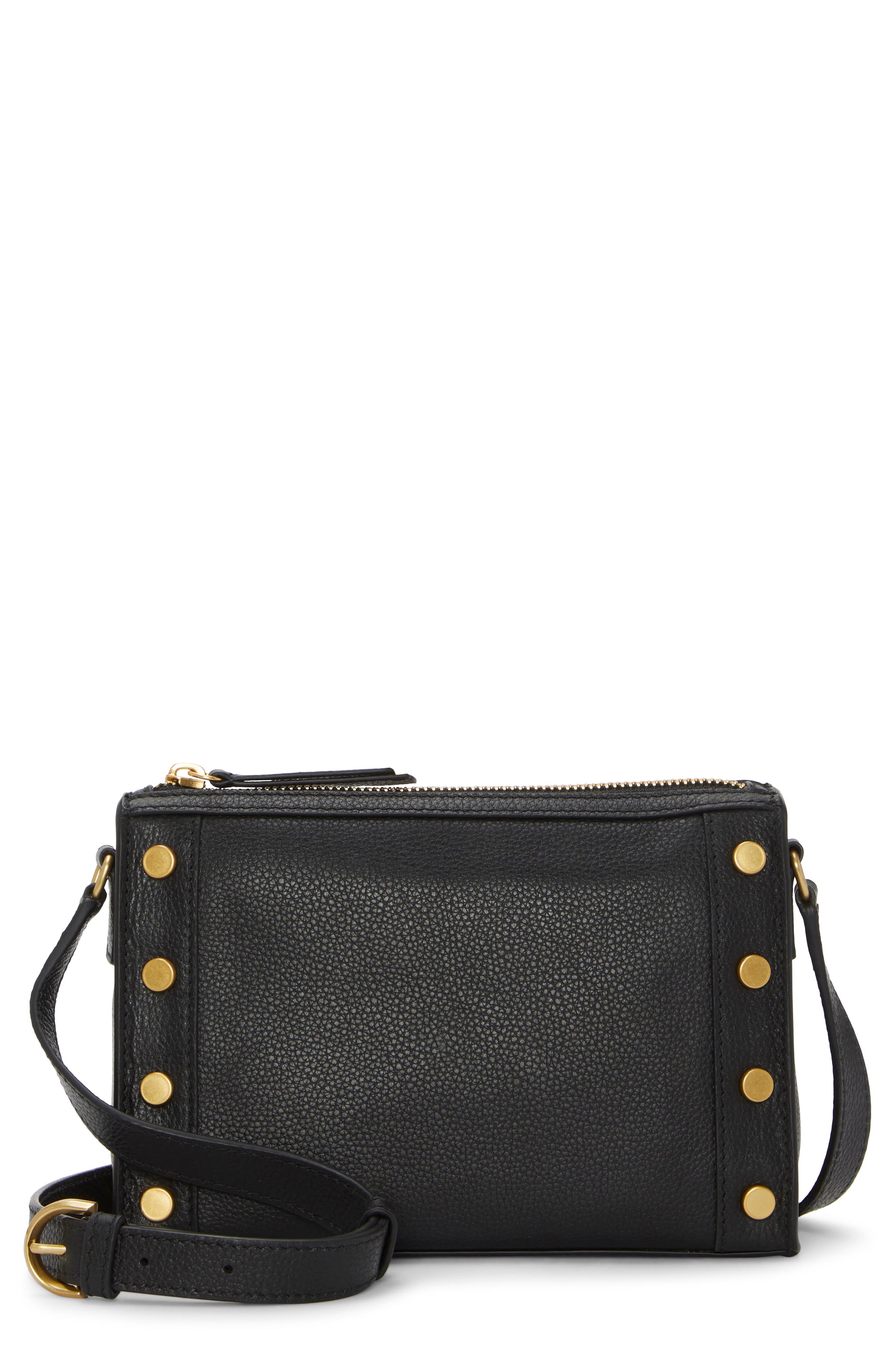 Vince Camuto Lisha Leather Crossbody Bag, Main, color, 