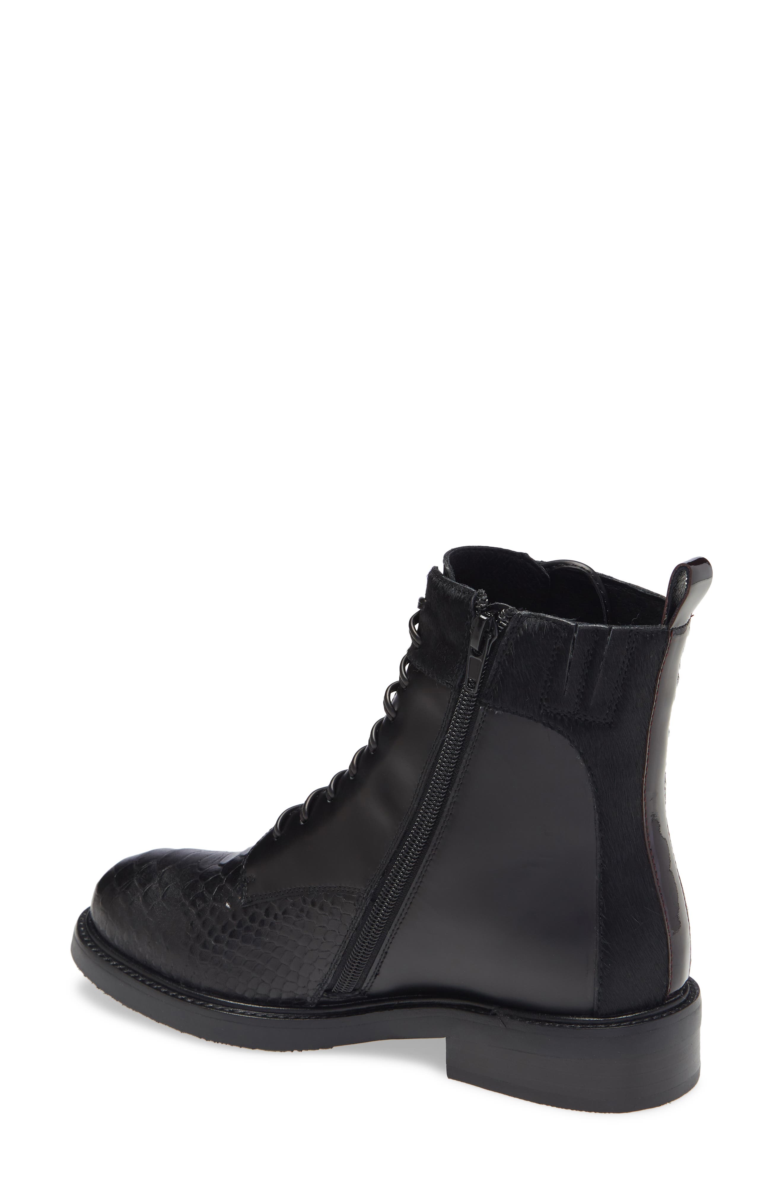 Jeffrey Campbell Fischer Lace-Up Leather Boot, Alternate, color, 