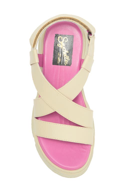 Seychelles Walk The Line Platform Sandal In Off White